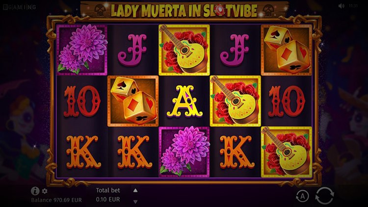 lady muerta slot machine gameplay